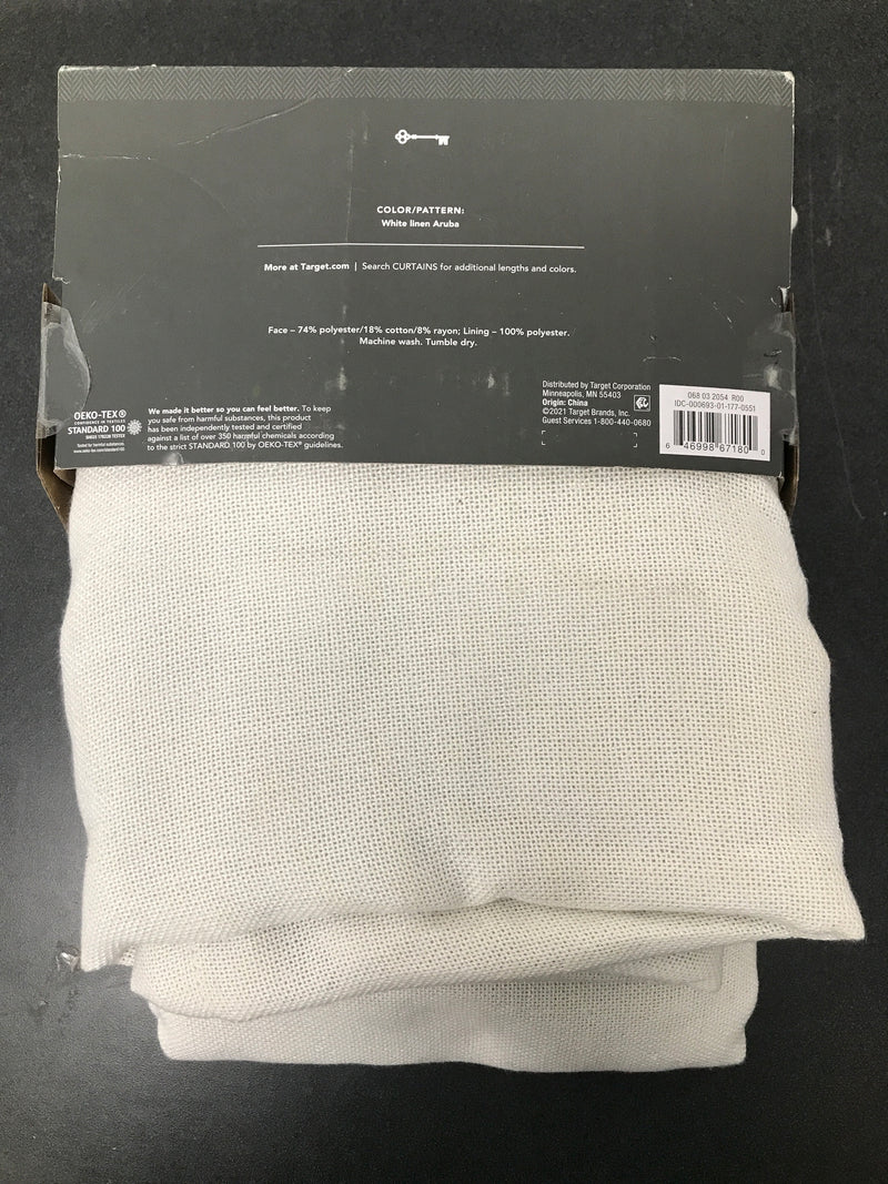 threshold Blackout Curtain Panels, Sour Cream - 84 x 50