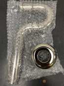 Jaclo 251-PN 1-1/4" P Trap with Round Box Escutcheon - Polished Nickel