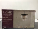 Home decorators collection 30800-HBO North Falls 5-Light Black Tiered Pendant Light with Crystal Shade