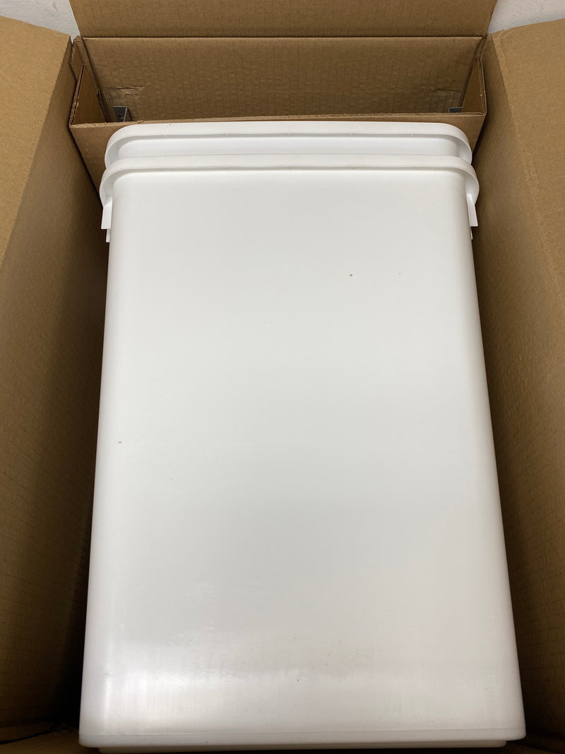 Rev-A-Shelf 4WCTM-18DM2-175 Wood Classics 22-1/4" Wood Top Mount Pull Out Double Waste Containers - Maple / White