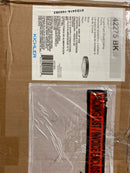 Lytham 17.25 inch 3 Light Flush Mount in Black