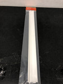 Easy Track RC1024 24 Inch Long Rail Cover for Easy Track Closet System - 2 Pack - N/A