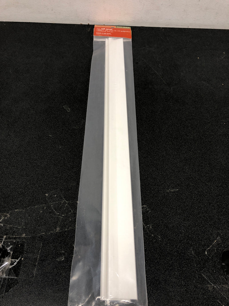 Easy Track RC1024 24 Inch Long Rail Cover for Easy Track Closet System - 2 Pack - N/A
