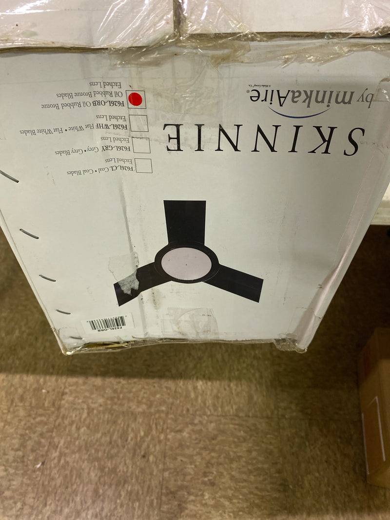 MINKA-AIRE F626L-ORB Skinnie 56" Ceiling Fan with Integrated LED Light in Oil Rubbed Bronze Finish