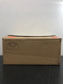 Uolfin R7BMJQHD24336AR Farmhouse Bell Bathroom Vanity Light 2-Light Industrial Cone Black Wall Light with Clear Glass Shades