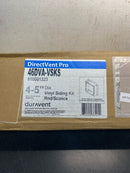 DuraVent 46DVA-VSKS 4" x 6-5/8" Inner Diameter - DirectVent Pro Direct Vent Pipe - Double Wall - Vinyl Siding Standoff Kit - Galvanized