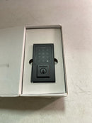 Kwikset 9270CNT-514S SmartCode Deadbolts Touchscreen Single Cylinder Keyless Entry Deadbolt with UL Fire Rating and Smartkey Technology - Matte Black