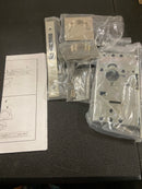 Emtek 2184US15138 Square Passage Pocket Door Mortise Lock - Satin Nickel