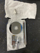 Delta Faucet 1/2" x 3/8" Straight Supply Stop Valve with Contemporary Handle Chrome, Water Shut Off Valve, Brass Shut Off Valve, 1/4 Turn Shut Off Valve, Chrome DT021201