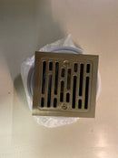 Brizo BT062415-GL 4" Tile-In Square Shower Drain - Luxe Gold