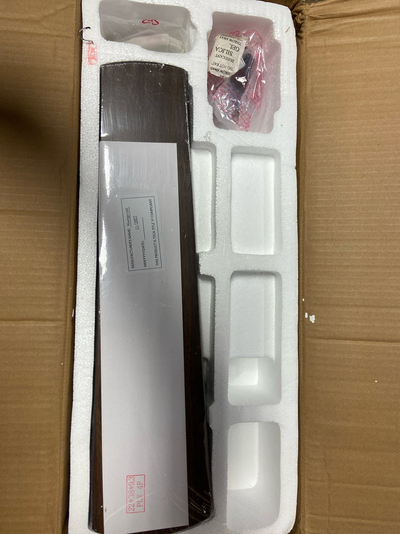 Progress lighting P250028-129 Lindale 52 in. Indoor Architectural Bronze Transitional Ceiling Fan with Remote Included for Great Room and Living Room