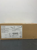 Home decorators collection SW1422/48in/WH Merwry 48 in. Integrated LED Indoor White Ceiling Fan with Light Kit and Remote Control