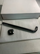 Brizo 83867-BNX Allaria 13" Wall mount Shower Arm and Flange - Brilliance Black Onyx