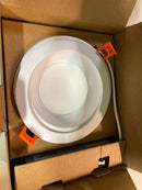 Nora NLTH-41TW-MPW Theia LED Downlight with Selectable CCT (2700K/3000K/3500K/4000K/5000K), No Housing Required (4")