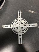 Oaks aura DC2002 20in. LED Indoor Black Bladeless Low Profile Ceiling Fan Flush Mount Smart App Remote Control Dimmable Lighting