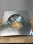DuraVent 58DVA-F6 5" x 8" DirectVent Pro - Galvanizedl Adjustable Roof Flashing 0/12 - 6/12 - Galvanized