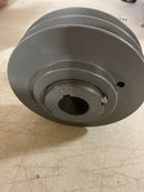 B&B Manufacturing Finished Bore 2 Groove V-Belt Pulley 6.5 inch OD