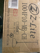 Z-Lite 1 Light Pendant 1004P10-MB-CH