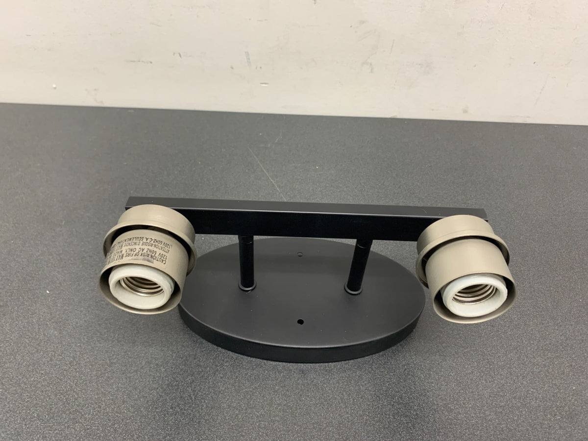 Miseno ML65742-MB Caddo 2 Light 16" Wide Bathroom Vanity Light - Matte Black / Satin Nickel