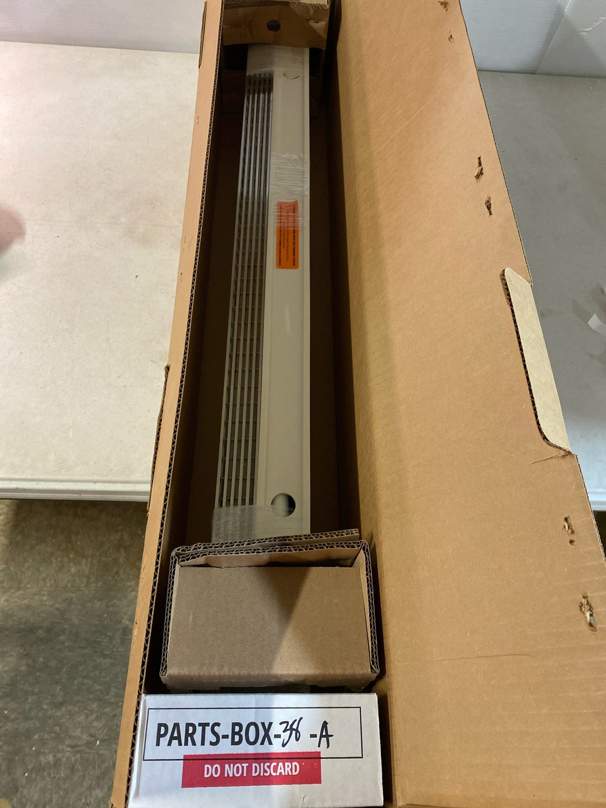 36" S-PVC Series Complete Kit W/ 1.5" Wedge Wire Grate -Satin Stainless