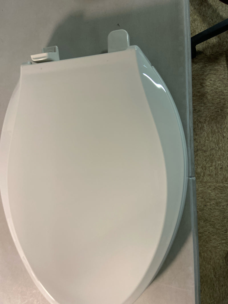Kohler K-7671-0 Cachet Elongated Closed Toilet Seat with Soft Close and Quick Attach - White