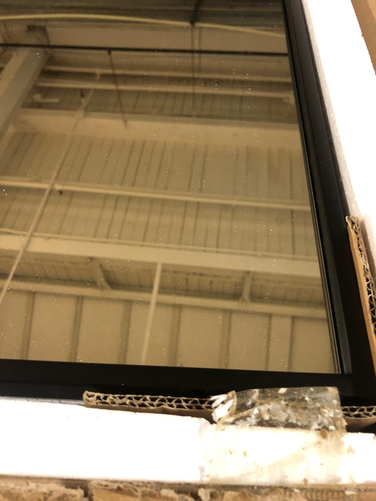 Elegant Lighting MR4074BK Vatinius 24" W x 40" H Rectangular Metal Framed Bathroom Mirror - Black