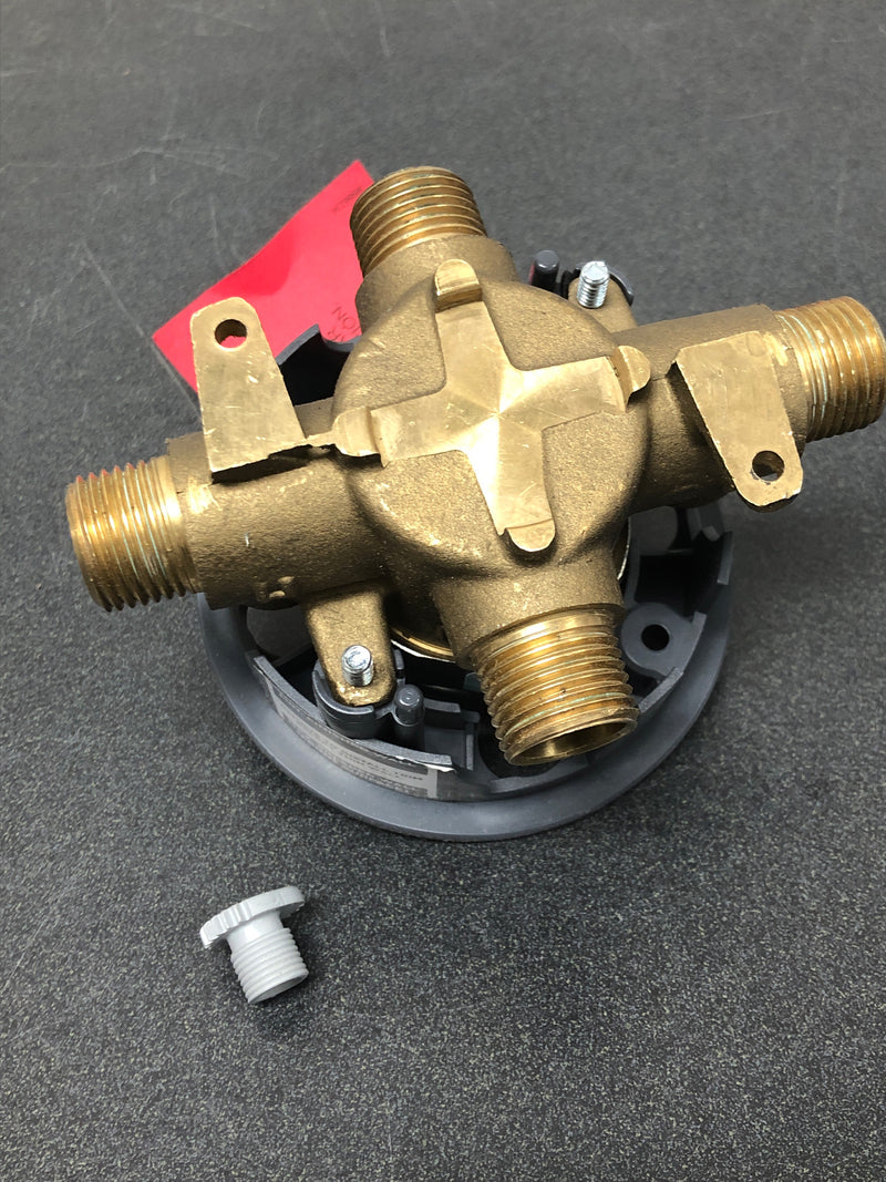 GROHE GrohSafe 3.0 1/2 in. Universal Inlets/Outlets Pressure Balance Rough-In Valve with Service Stops-35110000