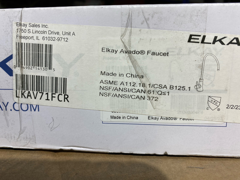Elkay LKAV71FCR Avado 1.5 GPM Water Dispenser Faucet - Chrome