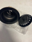 Kingston Brass K112MB Tacoma Kitchen Sink Basket Strainer, Matte Black 4.44 x 4.44 x 3.81