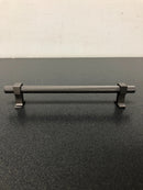 Signature Hardware 462367 Andrex 6-5/16 Inch Center to Center Bar Pull - Brushed Black Nickel