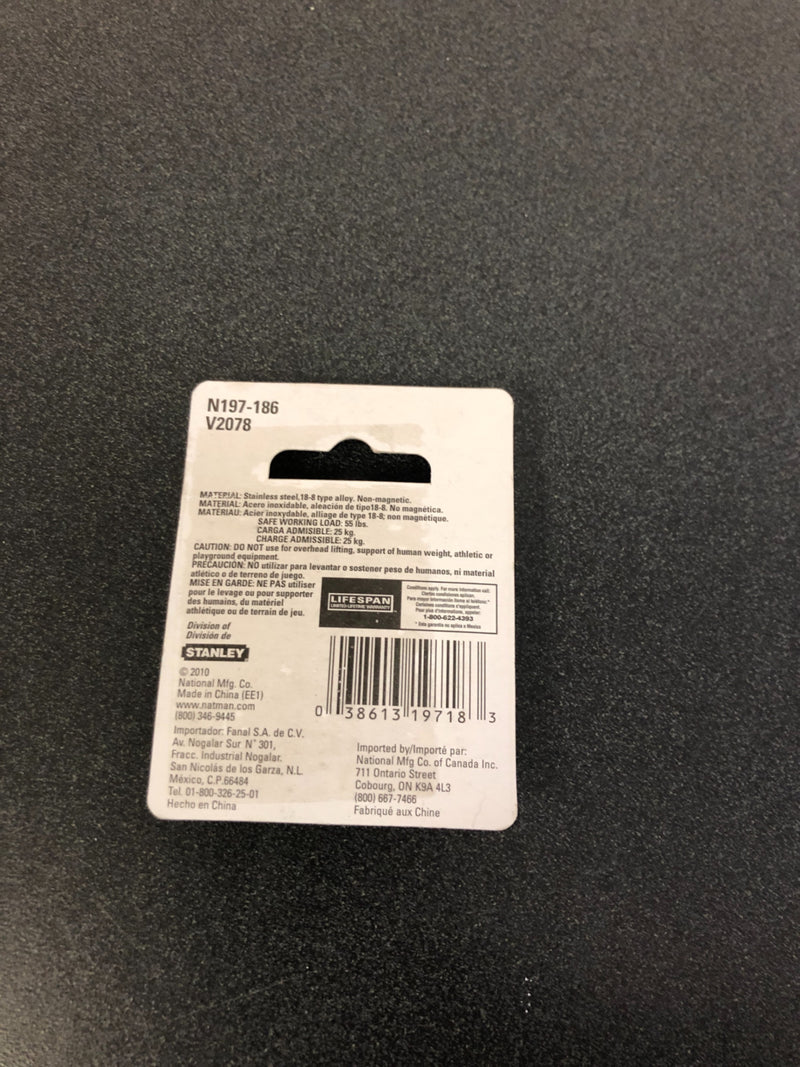 National hardware 1-1/2 in. Stainless Steel Open S-Hook