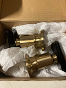Brizo HK676-GLBC Invari Roman Tub Filler Crystal Handle Kit - Luxe Gold / Black Crystal