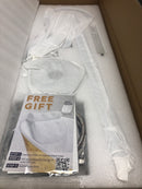 Akdy TF0021 1-Handle Freestanding Floor Mount Roman Tub Faucet Bathtub Filler with Hand Shower in Chrome