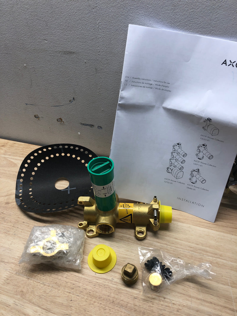 Axor 10971181 ShowerSolutions 3/4" Volume Control Rough In Valve - Engineered in Germany,  - N/A