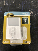 Hampton bay HB-7776-02 Wireless Plug-In Doorbell Kit with LED Night Light and Wireless Push Button, White