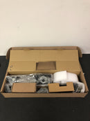 Baldwin La Jolla Right Handed Standard C Keyway Single Cylinder Keyed Entry Handleset with Tube Lever and Contemporary Square Interior Trim from the Reserve Collection