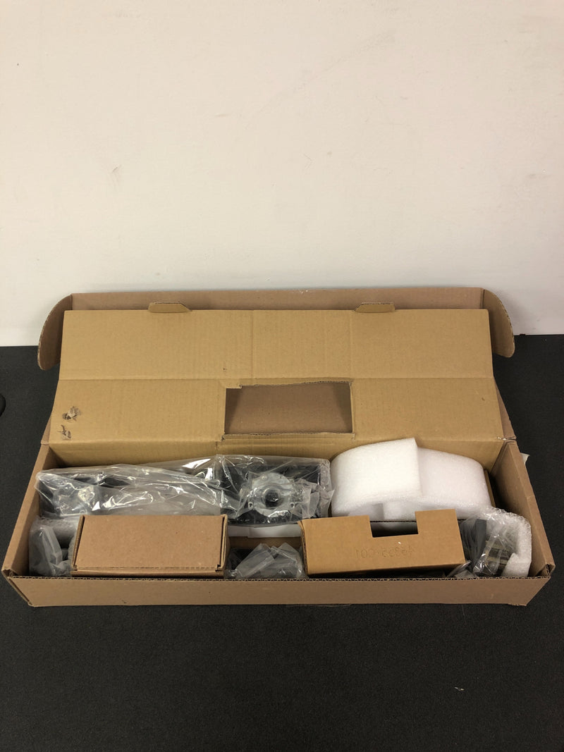 Baldwin La Jolla Right Handed Standard C Keyway Single Cylinder Keyed Entry Handleset with Tube Lever and Contemporary Square Interior Trim from the Reserve Collection