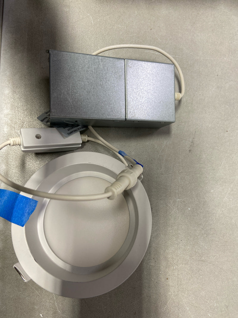 DALS Lighting DRR4-CC-WH Notch 4" Integrated LED Baffle Recessed Trim - White