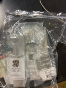 Belwith Keeler B076043-SN Ingot 6-5/16 Inch (160 mm) Center to Center Solid Rectangle Cabinet Handle / Drawer Pull with Finger Indents - Satin Nickel