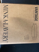 Minka Lavery 712-66A-L Vantage 12" Wide Round LED Flush Mount Ceiling Fixture - Coal