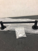 ICO Bath V67135 Lava 12" Towel Bar - Matte Black