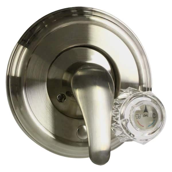 Everbilt 29250 1-Handle Shower Valve Trim Kit for Delta Shower Faucets in Brushed Nickel