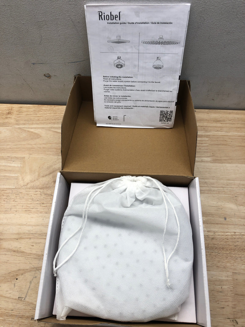 Riobel 468C 2 GPM Single Function Rain Shower Head - Chrome