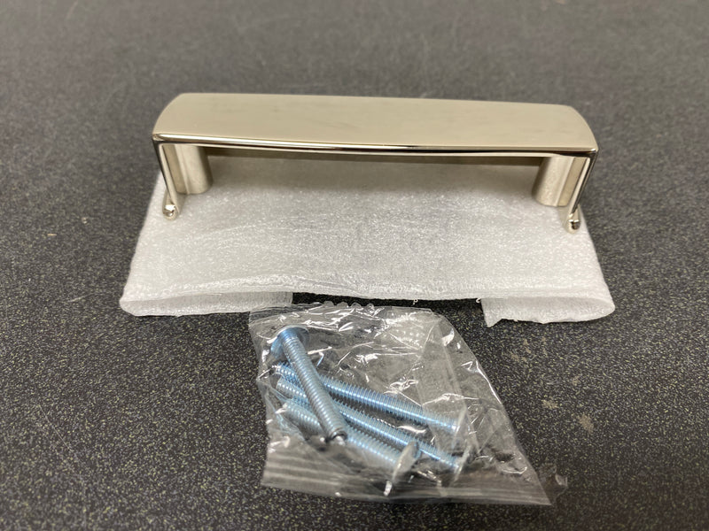 Amerock BP53801PN Kane 3-3/4 Inch Center to Center Cup Cabinet Pull - Polished Nickel