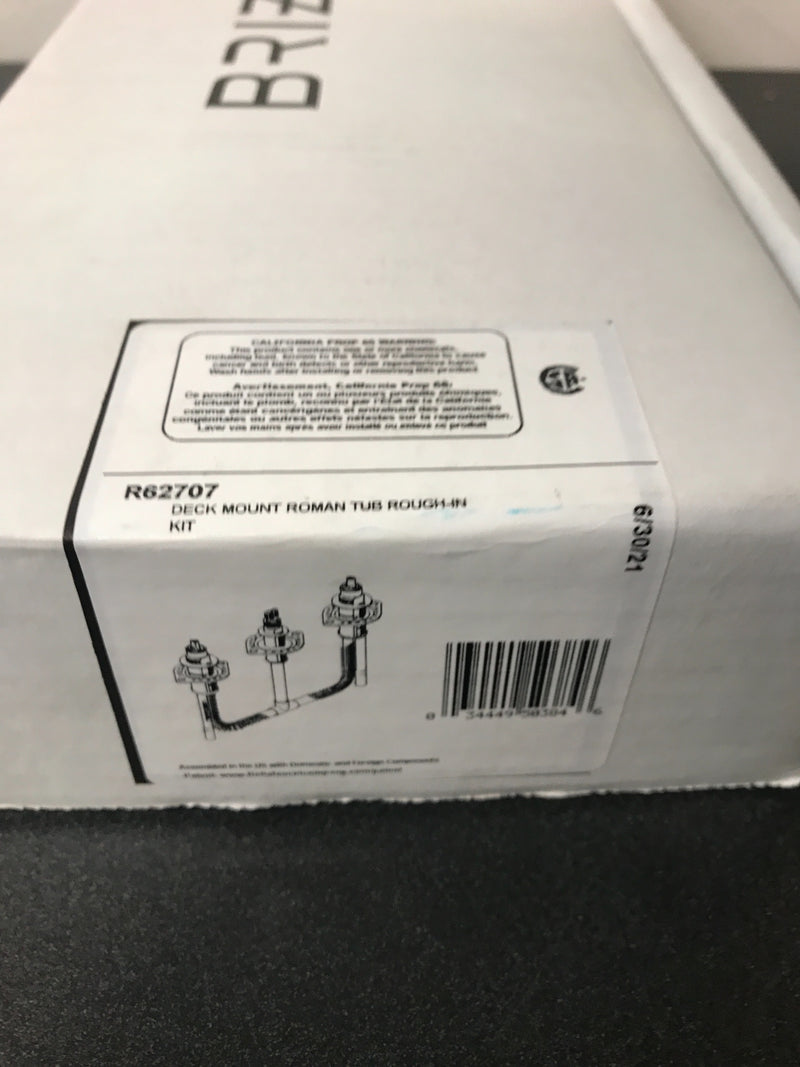 Brizo 3 Hole Roman Tub Rough In Valve