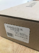 Baldwin EESANxSQUCQE190 Santa Cruz Full Plate Single Cylinder Keyed Entry Handleset with Interior Square Lever and Emergency Egress Function - Satin Black