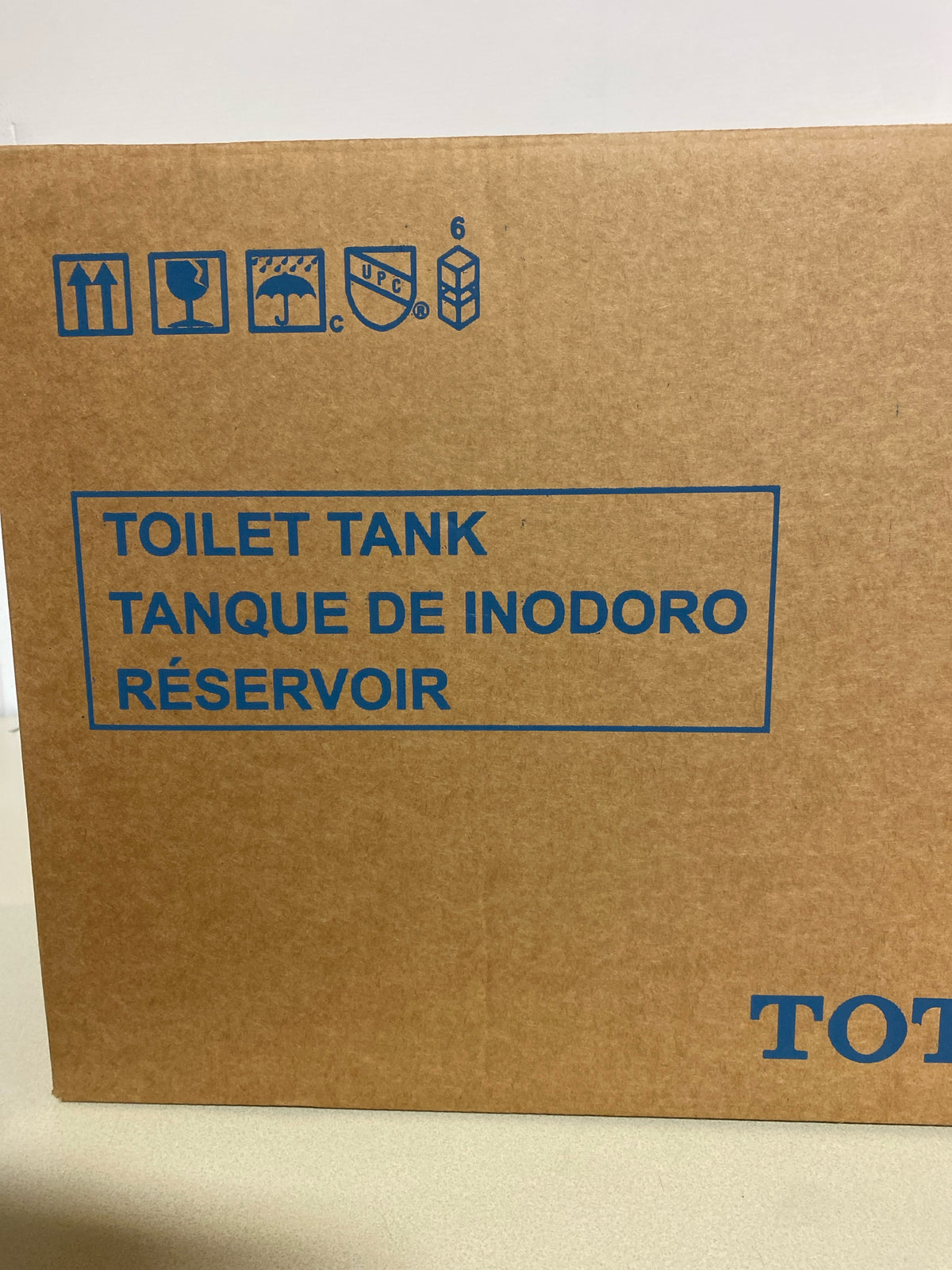 TOTO ST472EA#01 Glaston 1.28 GPF Toilet Tank Only with Left Hand Lever - Cotton White