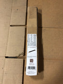 Belwith-Keeler Fuse Collection Appliance Pull 12 Inch Center to Center Brushed Golden Brass with Black Wood Finish