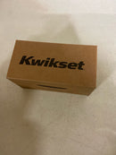 Kwikset Halifax Dummy Door Handle, Single Sided Round Lever for Closets, French Double Doors, and Pantry, Satin Nickel Non-Turning Reversible Interior Push/Pull Lever, with Microban Protection
