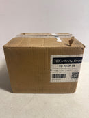 Infinity Drain TD 15-2P SB 5" x 5" Tile Insert Premium Center Drain Kit with PVC Drain Body, 2" Outlet - Satin Bronze